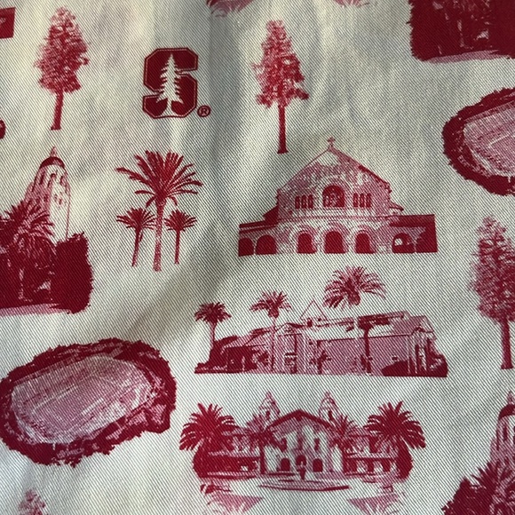 USCAPE X Mayor Stanford University button up shirt screen print short sleeves XL - Picture 4 of 11